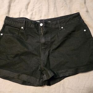 No Boundaries Black Jean Shorts